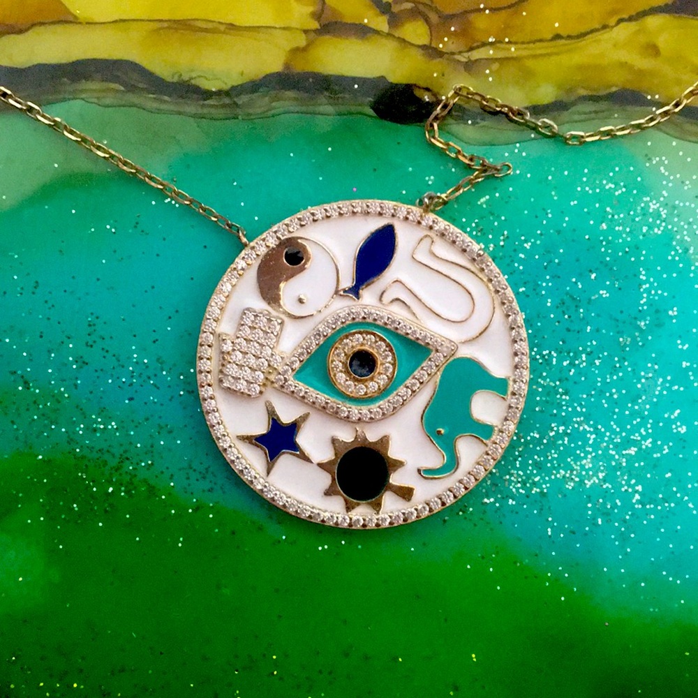 Fortune Necklace 🧿🐘⭐️